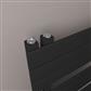 Helmsley 800 x 500 Towel Rail Matt Black