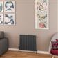 Withington 600 x 660 Aluminium Radiator Matt Anthracite