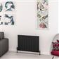 Withington 600 x 850 Aluminium Radiator Matt Black