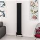 Withington 1800 x 280 Aluminium Radiator Matt Black