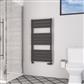 Deddington 1200 x 600 Towel Rail Matt Anthracite