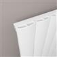 Tordino 1800 x 280 Aluminium Radiator Matt White