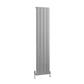 Tordino 1800 x 375 Aluminium Radiator Matt Grey