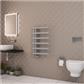 Platani 800 x 500mm Towel Rail Matt Grey