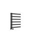 Platani 800 x 600mm Towel Rail Matt Black