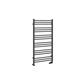 Corinium Round 1200 x 600 Towel Rail Matt Anthracite