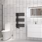 Hurley 800 x 500 Towel Rail Matt Black