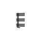 Hurley 800 x 500 Towel Rail Matt Black