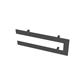 Addington Double Flat Style Towel Hanger 440mm Matt Anthracite