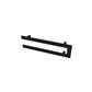 Universal Double Flat Style Towel Hanger 565mm Matt Black