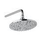 8" (200mm) Traditional Shower Head & Arm - Chrome