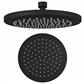 Meriden 10" (250mm) Round Easy Clean Shower Head - Matt Black